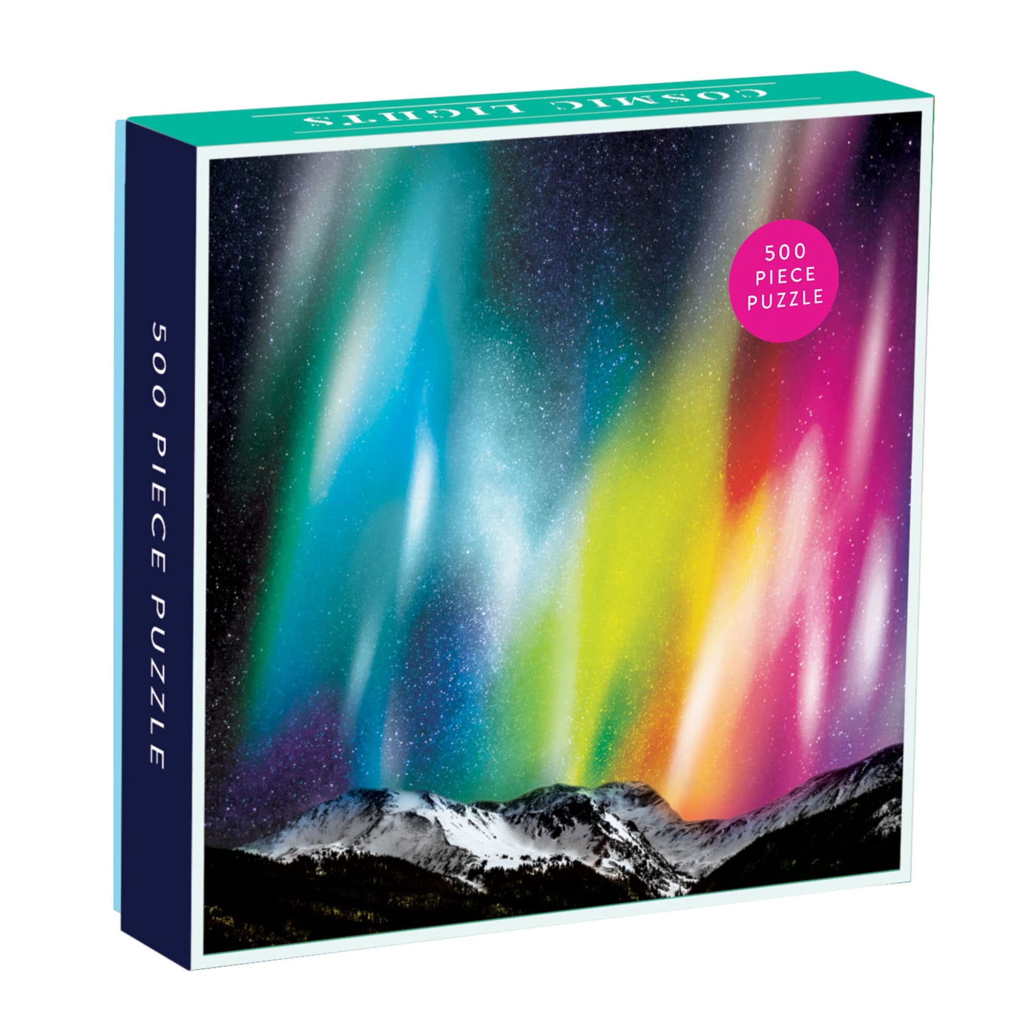 Amazon.com: Galison Cosmic Lights 500 Piece Jigsaw Puzzle for